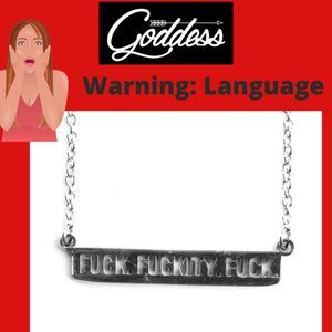 F Bomb Necklace LAST ONE!